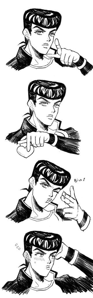 KAxisever's tweet photo. #ジョジョ 
#ジョジョの奇妙な冒険
#jojo 
じょすけくんは、君の、ここを、ちゃんと、狙った❤️ https://t.co/nPikuWMXZG