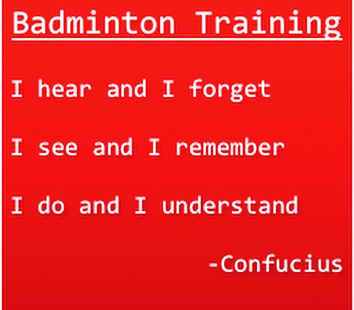 Claphamcoaching's tweet photo. ๐ฏ Training thoughts for today ๐ฏ
#badminton #badmintonplayer #badmintonmatch #yonexbadminton #yonex #badmintonvideo #badmintoncourt #badmintoncoach #badmintoncoaching #sportscoach #badmintonracket #badmintontraining #badmintonpractice #sport #lovesport #quotes #motivation https://t.co/XQlusjPas6