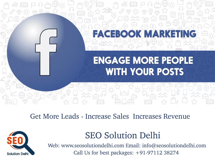 seosolutiondel's tweet photo. Hire the best Facebook marketing agency in Delhi, India &amp; Increases your sales, revenue and leads.
#smoservices 
#socialmedia
#socialmediamarketing 
#socialmediamanagement 
#digitalmarketingservices
#socialmediaplatform
For more details plz click here- https://t.co/uP44LPOonJ https://t.co/jCSJi3ujqh