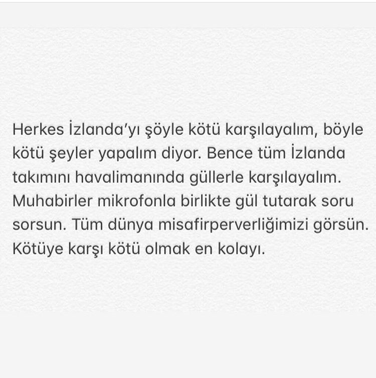 Barbarlık çözüm değil, ancak tüm dünyaya rezil etmek istiyorsak eğer yapmamız gereken tek şey. #TurksAreComingForlceland