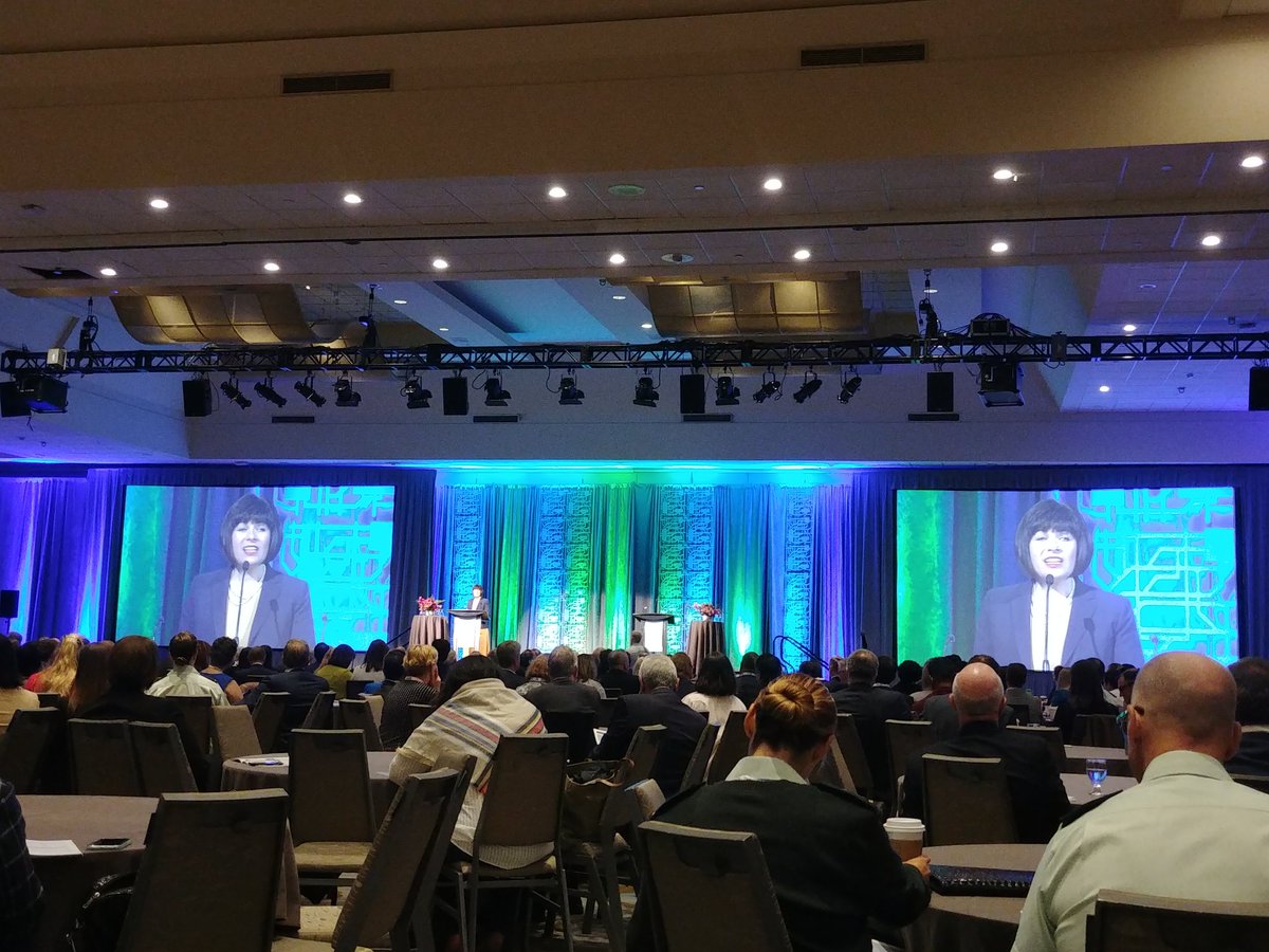 HIROCGROUP's tweet photo. "We must write the next chapter of this story of innovation." Opening keynote at #NHLC2019 with @GinettePT. @NHLC2019 https://t.co/ZmgOij5gpO