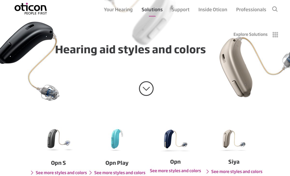 Hearing aids can be fashionable.  They come in a variety of styles and colors from all of the major manufacturers such as Oticon. Please call our office to make an appointment for a free consultation to discuss the options.  
(239) 948-3434

#hearingaidcolors #hearingaidstyles