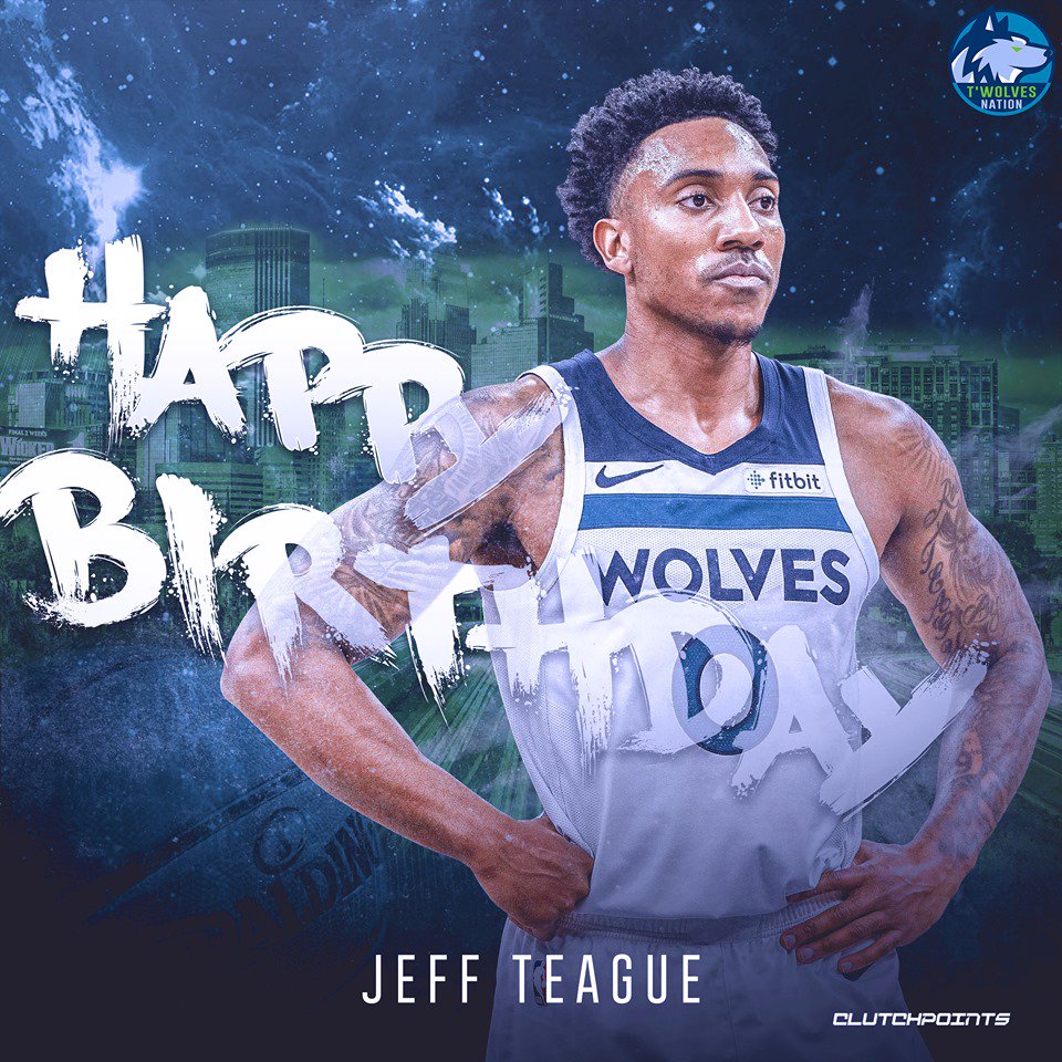 Join Timberwolves Nation in wishing 1x All-Star, Jeff Teague, a happy 31st birthday!    