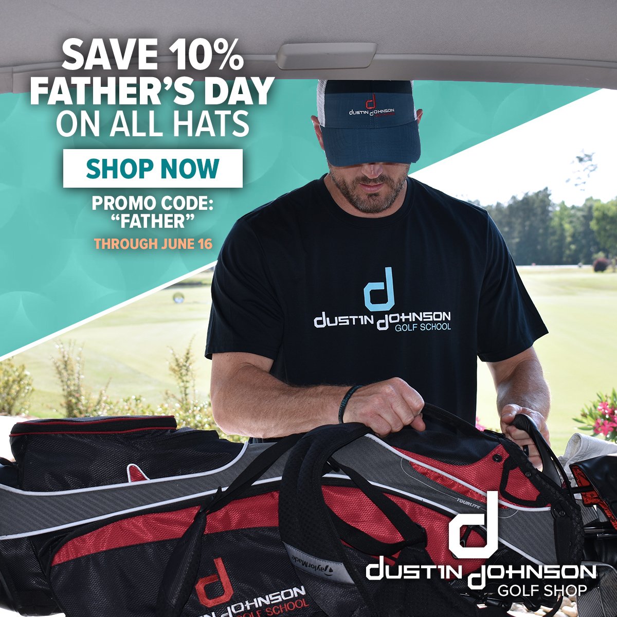 DJGolfSchool's tweet photo. ❗️GIVEAWAY❗️ With #FathersDay on the horizon, we are giving away this limited edition Dustin Johnson SnapBack.

To win, you must:

1. RT this post
2. Follow our account

Don’t forget! All hats are 10% off through Father’s Day.

Shop here: https://t.co/IqEP61RBLX https://t.co/VxdXj0wjZB