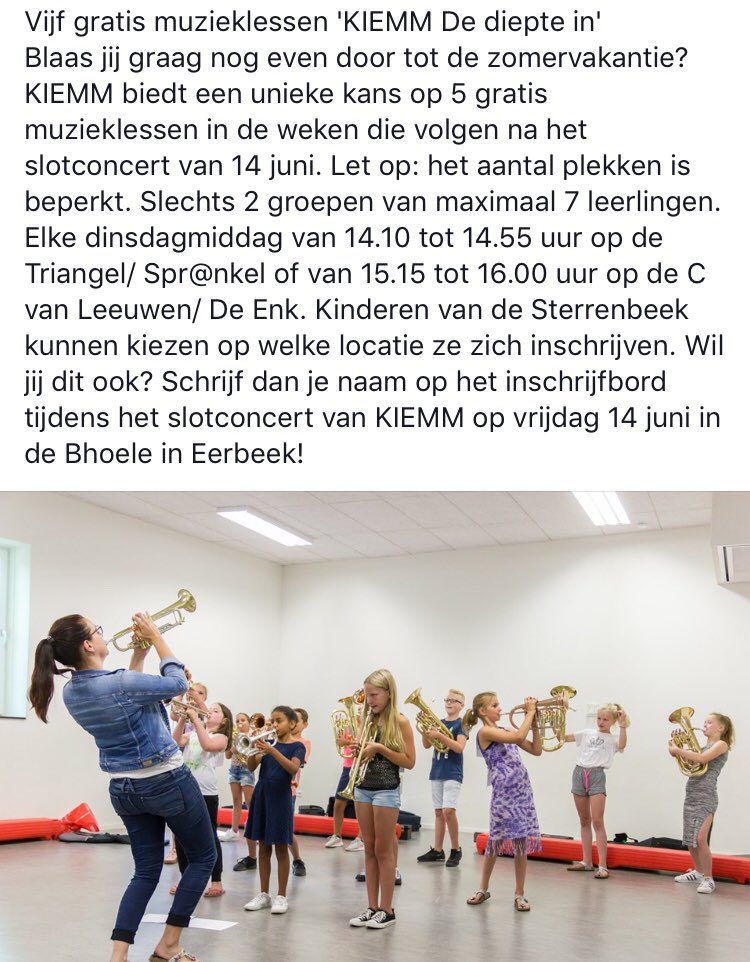 Doe mee! Schrijf je in! Op = Op 😅