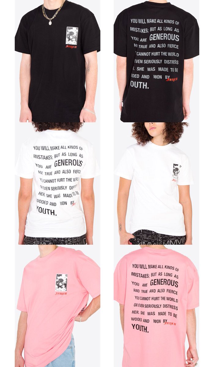 joyrichjp's tweet photo. Spring/Summer '19

#joyrich

Generous S/S Tee
https://t.co/xIh44Zszkx https://t.co/2D541EAJfH