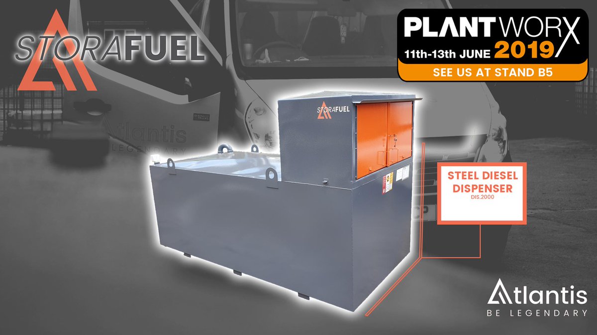 Atlantistanks's tweet photo. 1 day to go, 1 more product to highlight! 

Contact us now to place an order or for more information:
Call: 0330 999 1100
Email: sales@atlantistanks.co.uk
Visit: https://t.co/amM4VOZczH

#BeLegendary #FuelStorage #StoraFuel #Atlantis #Legends #Promotion #DieselFuel #PlantworX2019 https://t.co/vjN2QInfs3