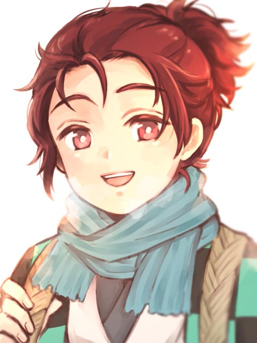 📛ちぃさんがTwitterに投稿した竈門炭治郎(鬼滅の刃)のイラスト。