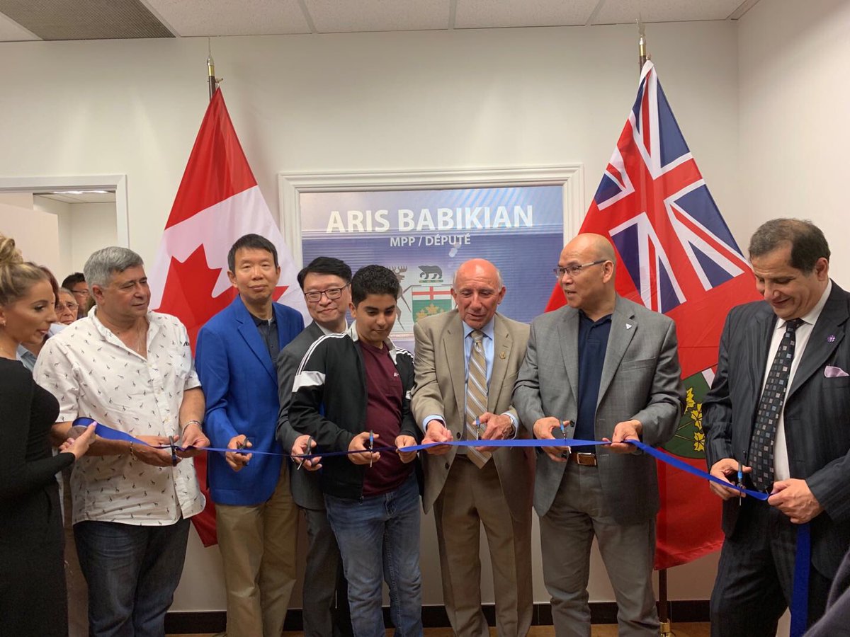 SeanHuCPC's tweet photo. Thank you MPP Aris Babikian for the opportunity to attend and speak at the grand opening of your new constituency office on June 9, 2019. #ScarboroughAgincourt. #ScarboroughMirror #Scarboroughto  #Scarborough #ScarbTo. #Agincourt #Cdnpoli https://t.co/3EXMLtTUaN