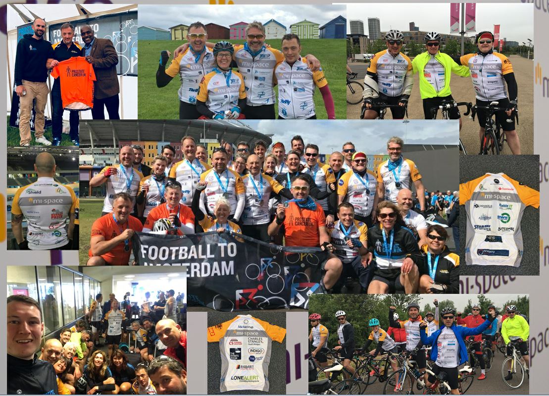 MispaceAmsterd1's tweet image. Lots of tired legs today but an overwhelming sense of achievement! Lets do it all again next year @ProstateUK @wearehowells ! #teammispace #smashedit
