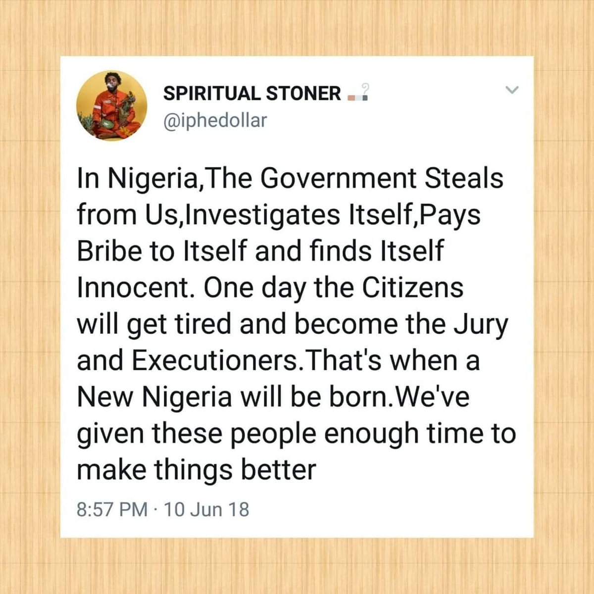 UtuNaUzalendoKE's tweet photo. In Kenya the government steals from us, investigates itself, bribes itself and finds itself innocent. One day the Citizens will get tired and become jury, judge and executioners. That is when a new Kenya will be born. We've given these people enough time to make things better! https://t.co/hv9PGNsfpf