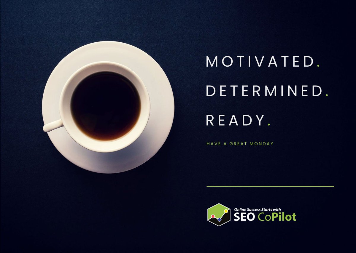 SEOCopilot's tweet image. Have a great Monday!
#MondayMotivation #HappyMonday #SEOCoPilot