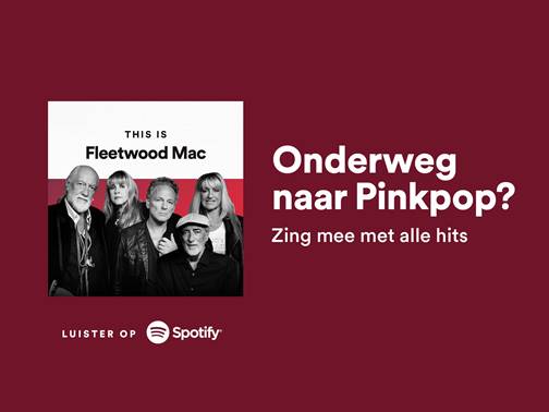 Onderweg naar Landgraaf? Luister naar de Fleetwood Mac playlist om alvast in de stemming te komen voor vanavond!  lnk.to/thisis_fleetwo… #Pinkpop #PP19
