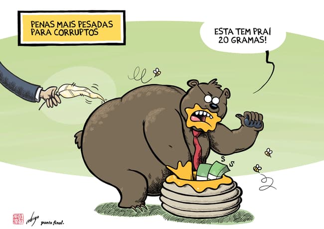 rodrigocartoon's tweet image. Aumento da moldura penal para corrupção na Função Pública sugerido na Assembleia Legislativa

Ponto Final © 27.05.2019
#Crime #Corrupção #FunçãoPública