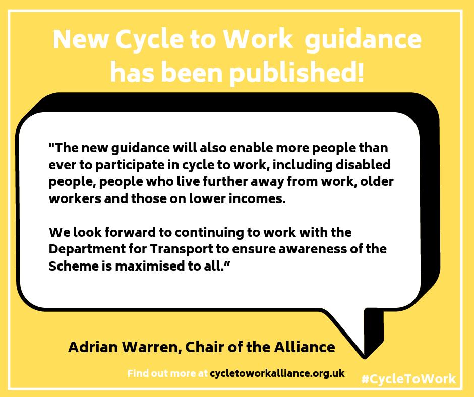 cycle to work scheme guidance