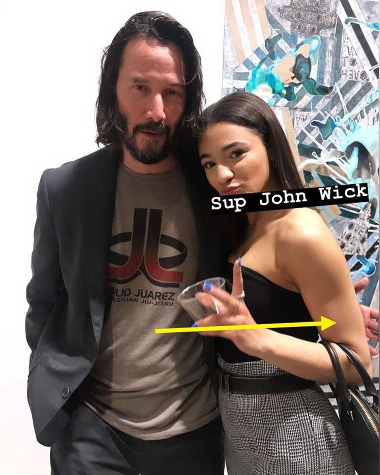 Jon_Favrou's tweet photo. ただでさえ好感度が高いキアヌ・リーブスにさらに追い打ちをかけるような写真が流出してた。 https://t.co/uRMAUhnT11