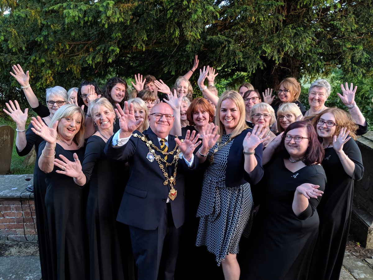 MayorofNewport's tweet photo. The Mayor and Mayoress would like to thank the Allegra
Ladies’ Choir for their phenomenal Choir Concert Saturday, at St John the Baptist Church. Their hospitality was fantastic and it was wonderful for the Mayor and Mayoress to watch the talented Choir sing. #MayorofNewport https://t.co/iEayluf5G9