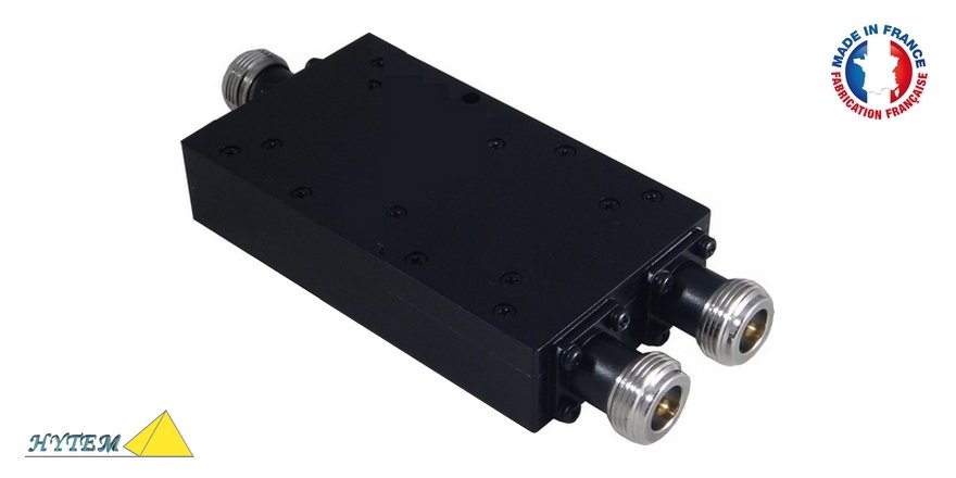 HytemRF's tweet image. New wideband 2 way power splitter
Frequency: 0.6~4GHz
Power: ⩽ 50W as splitter (⩽ 2W as combiner)
Isolation: ⩾ 18dB
Insertion loss: 1.2dB max
Connectors: N female (x3)
P/N: 01.02.313
Datasheet=tinyurl.com/y67ps68p
#RF #Microwave #RFpowerSplitter #RFpowerDivider