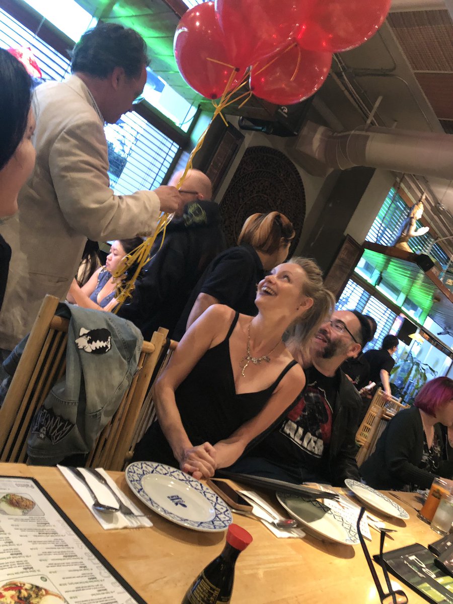SpookyDan's tweet photo. #Pets2 , #RepoOpera #SuperAwesomeHollywoodIndustryParty #SlipknotonyoutubeLIVE #HorrorBirthdayparty ,#E3 - #DreadCentralparty … It’s been quite a FULL weekend seeing movies and hanging with important friends new and old! also Happy Bday @madmanmendez https://t.co/yQ9JLEw32f
