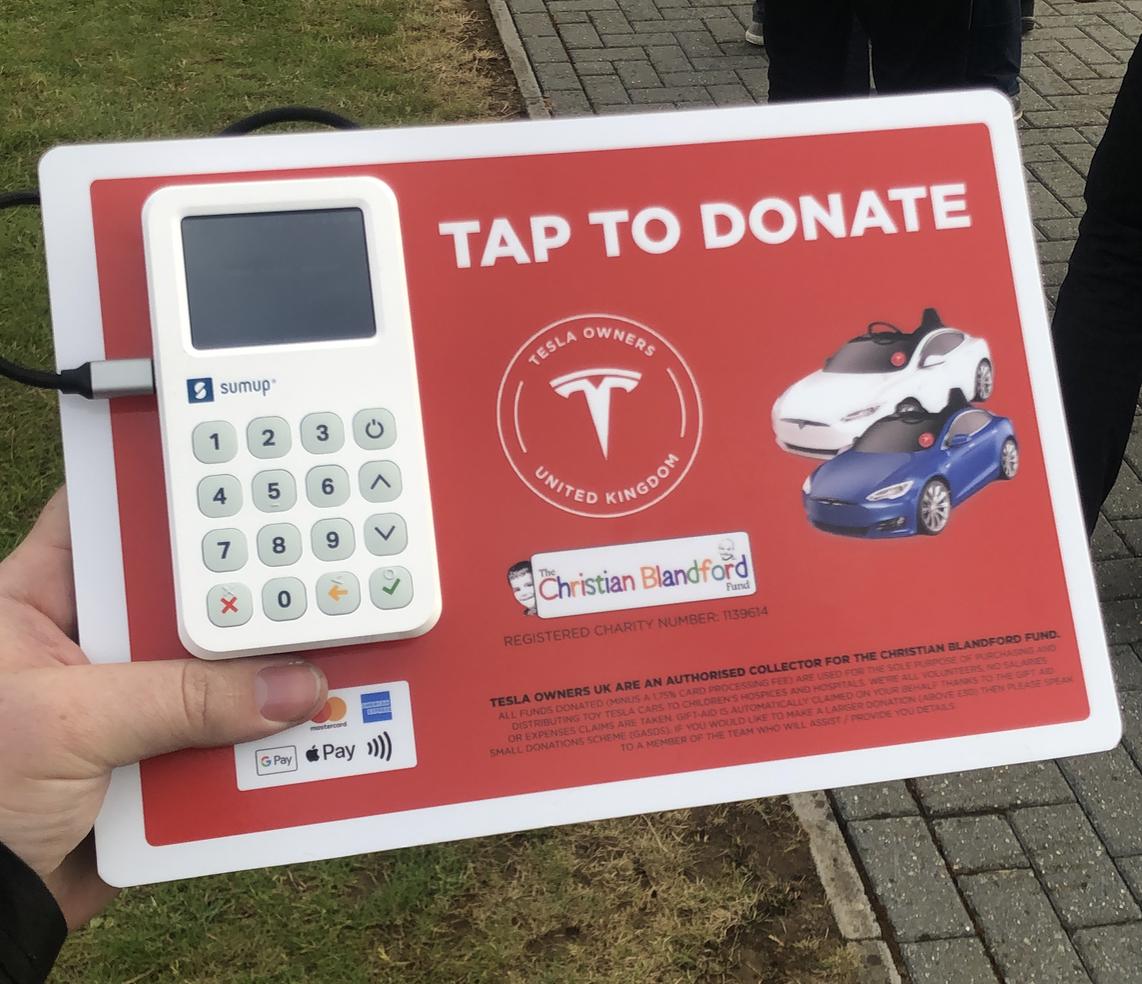 TeslaOwnersUK's tweet photo. Thread: We moved ~80% of all guests in and out of the @FullyChargedShw at @SilverstoneUK over the past 3 days, whilst raising awareness of our joint charity partnership with The Christian Blandford Fund where we buy toy @Tesla @RadioFlyer cars and deliver them... https://t.co/SUuftllPYm