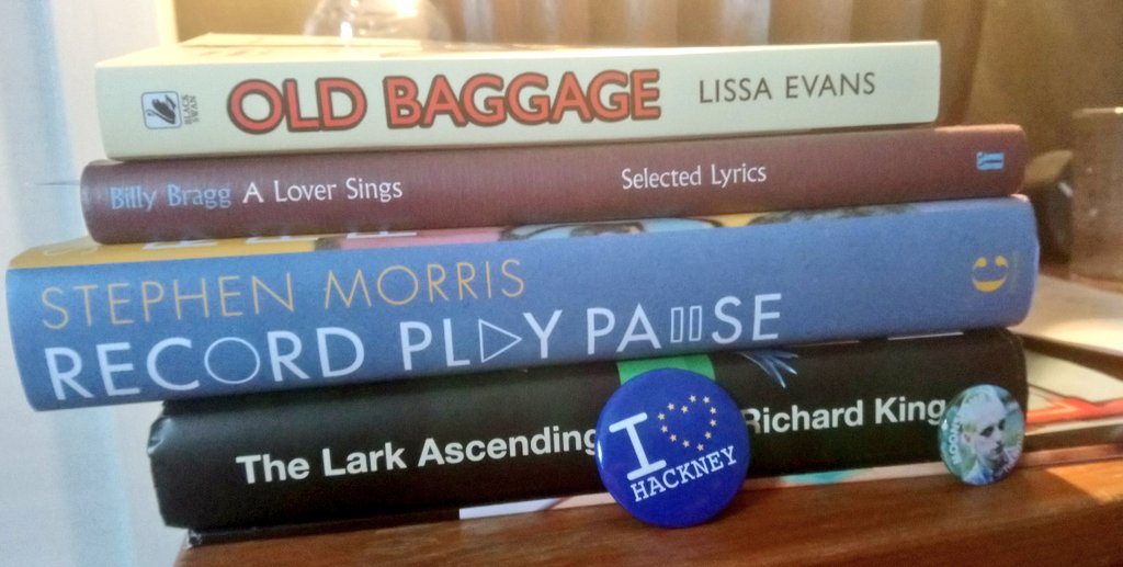 Gargarin's tweet photo. My @StokeyLitFest stack #showyourstack https://t.co/g6RfT1PVf8