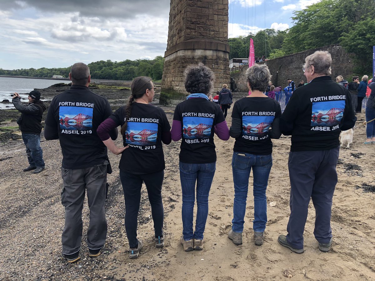 The brave 5 who abseiled from the Forth Bridge yesterday for Berwickshire Group <a href="/CHSScotland/">Chest Heart & Stroke Scotland | also on bluesky</a> <a href="/RDAnational/">Riding for the Disabled Association (RDA)</a>  <a href="/RDAMarisa/">Marisa Bretherton-Mackay</a>