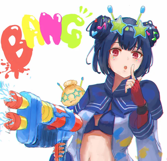 凛世ちゃんに撃たれたい落書き 