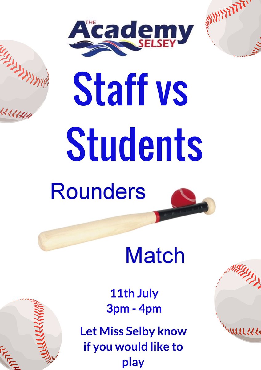 Think you’ve got what it takes to beat the teachers! Get a team together and come and challenge us. Let Miss Selby know your team or if you would like to play and we’ll sort a team for you. #bringiton <a href="/AcademySelsey/">The Academy, Selsey</a> @mrbutlerpe