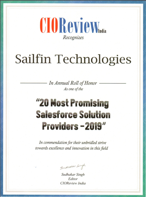 sailfintech's tweet photo. CIO Review India recognizes Sailfin Technologies as a trailblazer in the Salesforce implementation and consulting domain.  
https://t.co/RBexh5aZ0U 
#technology #cioreview #salesforcepartner #applicationsupport #datamigration #domain #trailblazer #implementation #consulting https://t.co/LKZ15bwoLx