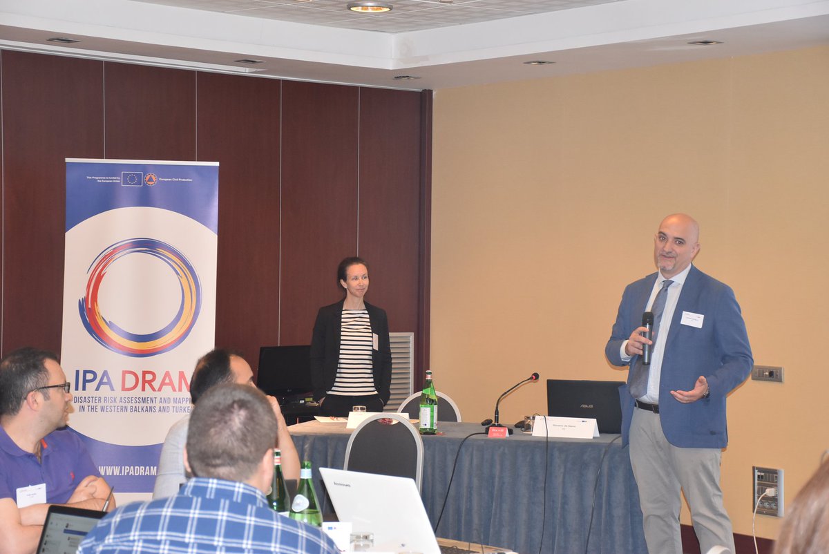 CIMAFoundation's tweet photo. #ERRA regional workshop @DPCgov as part of #IPADRAM project activities: a 3day workshop to present a #DRR web platform, developed by DPC and @CIMAFoundation to hosting delegates from #DPPI, Bulgaria and Romania.
#DisaterRiskReduction
#ResilienceForAll
#SendaiFramework
#Agenda2030 https://t.co/WaCgkJsg7k