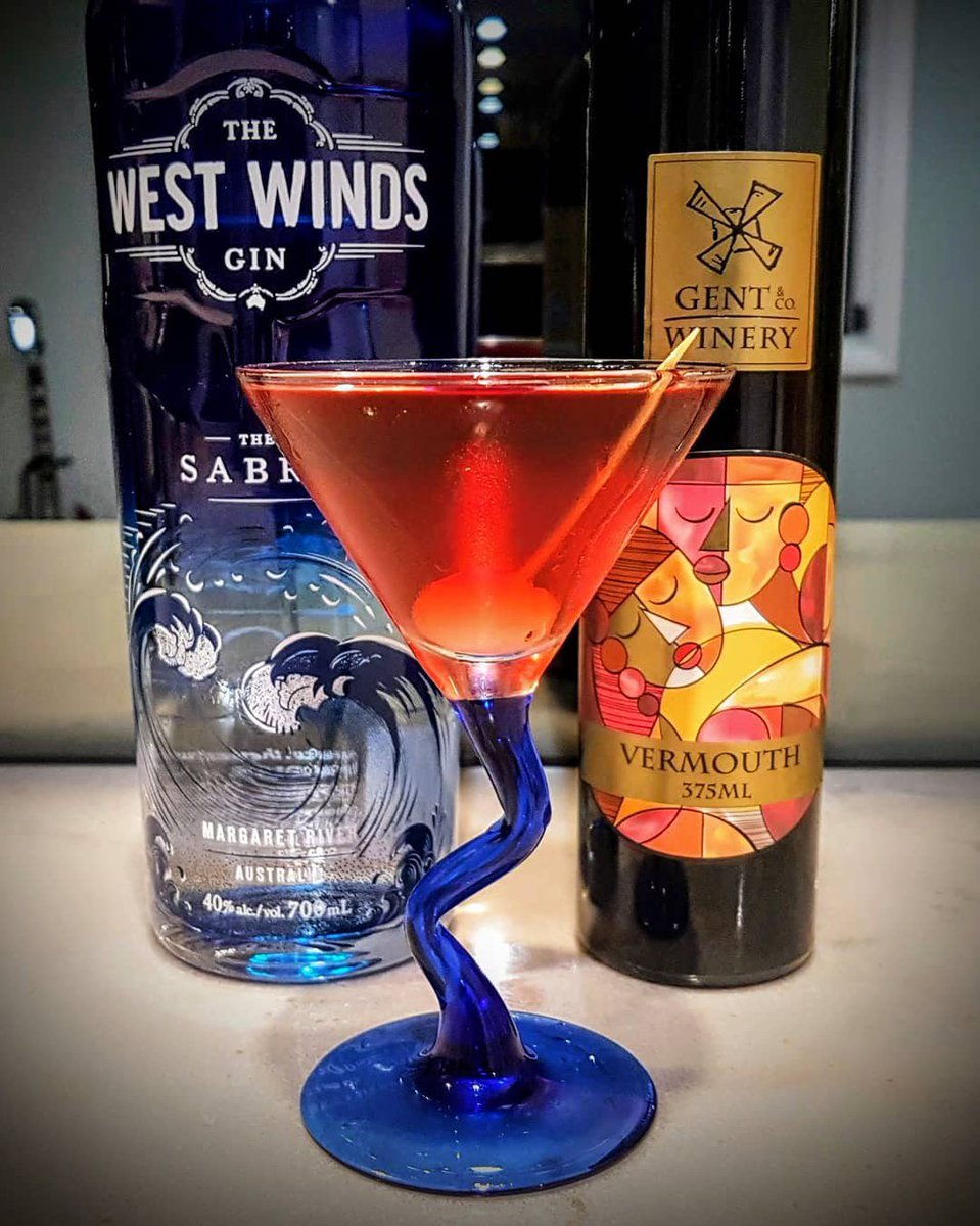 We hope everyone has recovered after World Gin Day on the weekend! ⁣
⁣
#repost @andrewmckiernan ⁣
⁣
Sweet Vermouth Gibson with West Winds Sabre Gin and Peter van Gent Vermouth. Happy International Gin Day!⁣
-- --⁣