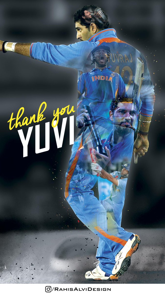 RahisAlviDesign's tweet photo. Thank you @YUVSTRONG12 for the countless memories #ThankYouYuvi https://t.co/DuNvreVr43