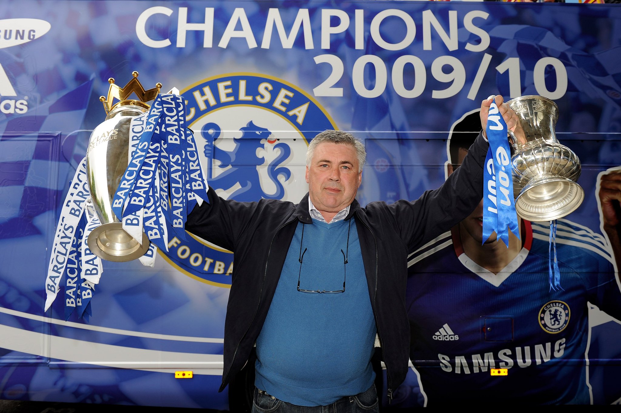 Happy 60th birthday to double winning former Chelsea boss Carlo Ancelotti   