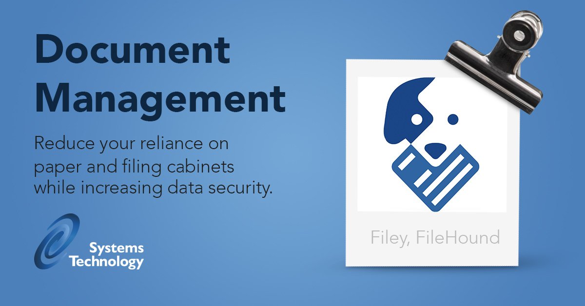 systemstechltd's tweet image. A smart, digital filing cabinet will store documentation while providing intelligent and useful tools to access, organise and search stored files. Get time back - ask us how #DocumentManagement #FileHound #Automation