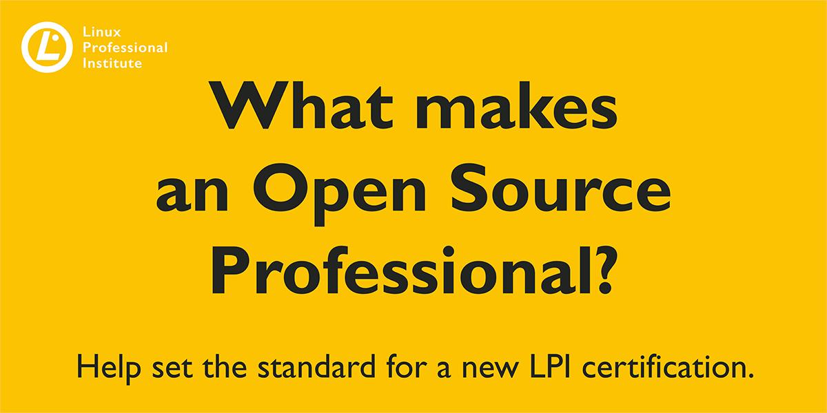 LPIConnect's tweet photo. What non-technical knowledge do #OpenSource developers need to have? Take part in our survey to help LPI develop a new certification: https://t.co/M9IvigCGlH https://t.co/Mt3Ex6Le4n