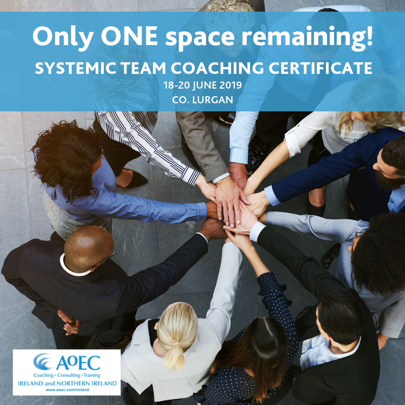 WendyExecCoach's tweet image. Just ONE space remaining on our Systemic Team Coaching Certificate that starts on the 18 June! Book your place now to take advantage of this fantastic opportunity in N.Ireland &amp;amp; Ireland: buff.ly/2NhgX7n

#systemicteamcoaching #teamcoaching #Ireland