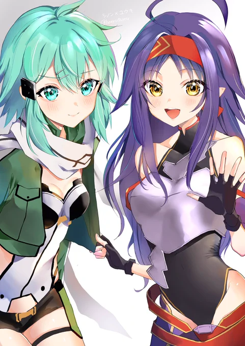 シノン×ユウキ 
