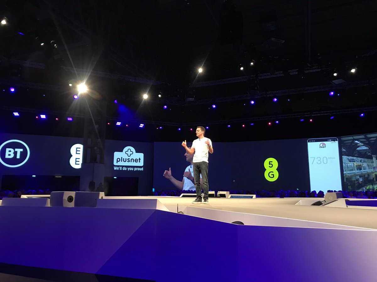 MarcAllera's tweet photo. Awesome start to #ConsumerLive2019 – our annual meet where we share our plans for the future of our three brilliant brands with our colleagues 🔥
At the heart of it: being the best for our customers, delivering a personal, local service from @bt_uk, @EE and @Plusnet 👍 https://t.co/ZB8adKNNZf
