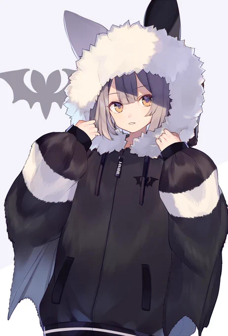 ウサギコウモリパーカー? 