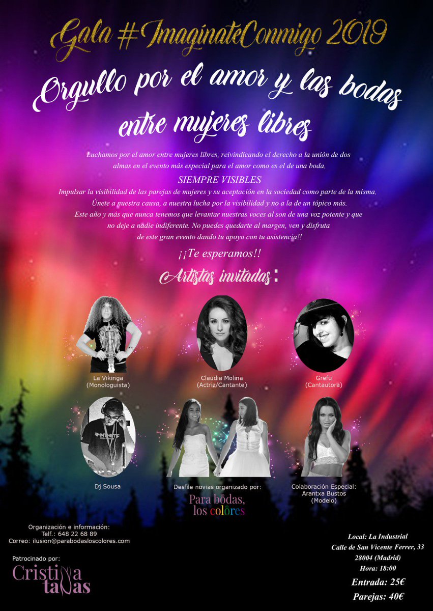 claudiamolinaof's tweet photo. Ven a la Gala #ImaginateConmigo Venta de entradas en https://t.co/Xqny5D84QK
Únete al grupo de face👇👇
https://t.co/8fPkqfsdqM
Nos vemos el 22 de junio 😘 https://t.co/3B0ZCZOQx9