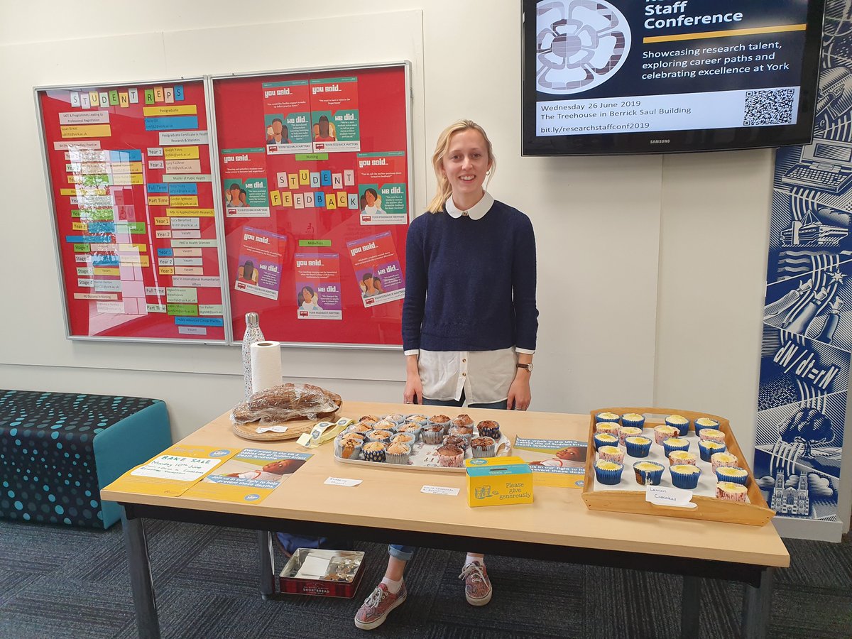 daniellemhawg's tweet photo. Visit the cake sale in Seebohm Rowntree Building to raise money for Lullaby Trust &amp;  to support fundraising for Great North Run by one of our students.
or
https://t.co/BA6Mj5yuEn 
@HealthSciYork @UniOfYork @LucyCFlatley https://t.co/xGWDIFjeal