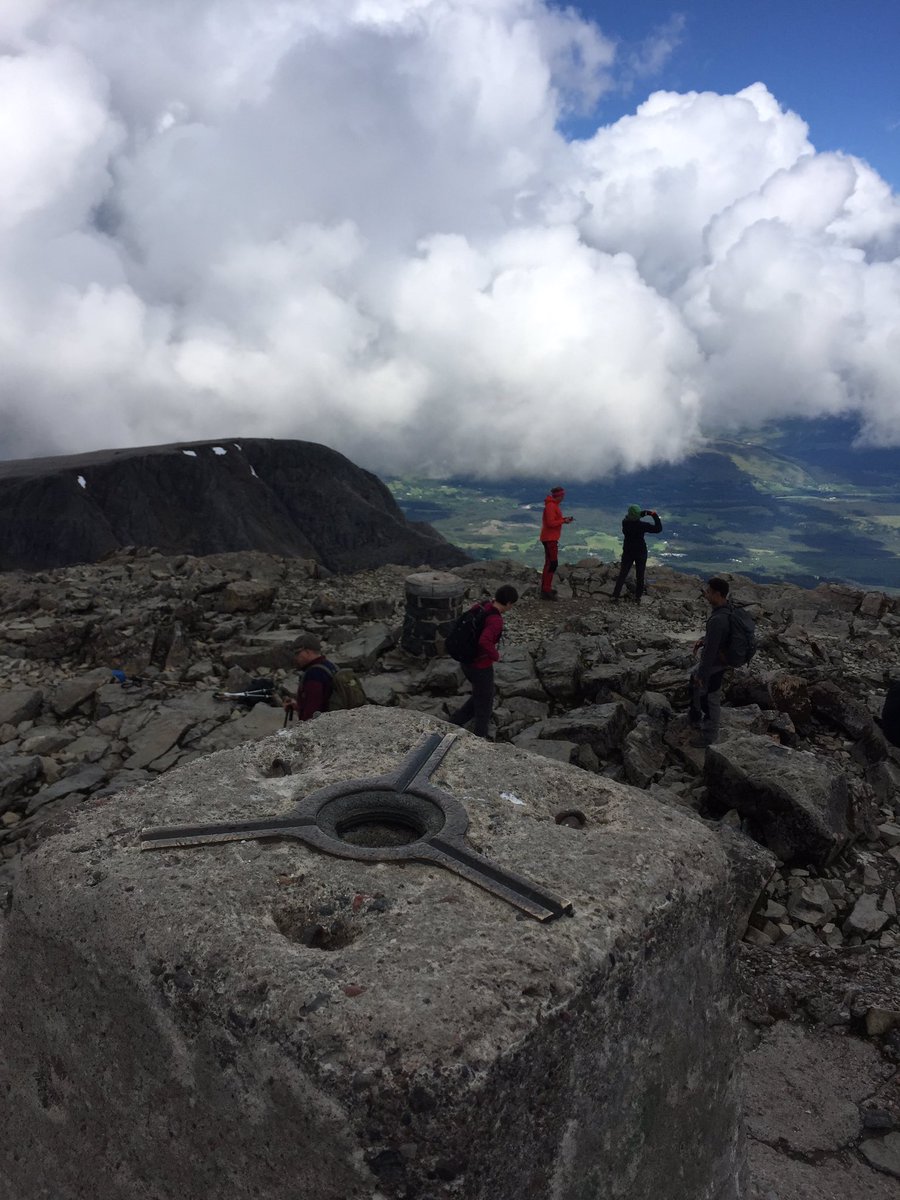 Ben Nevis summit! 4409ft #threepeakschallenge