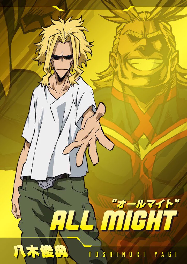 僕のヒーローアカデミア アニマルビーチボール 缶バッジ オールマイト