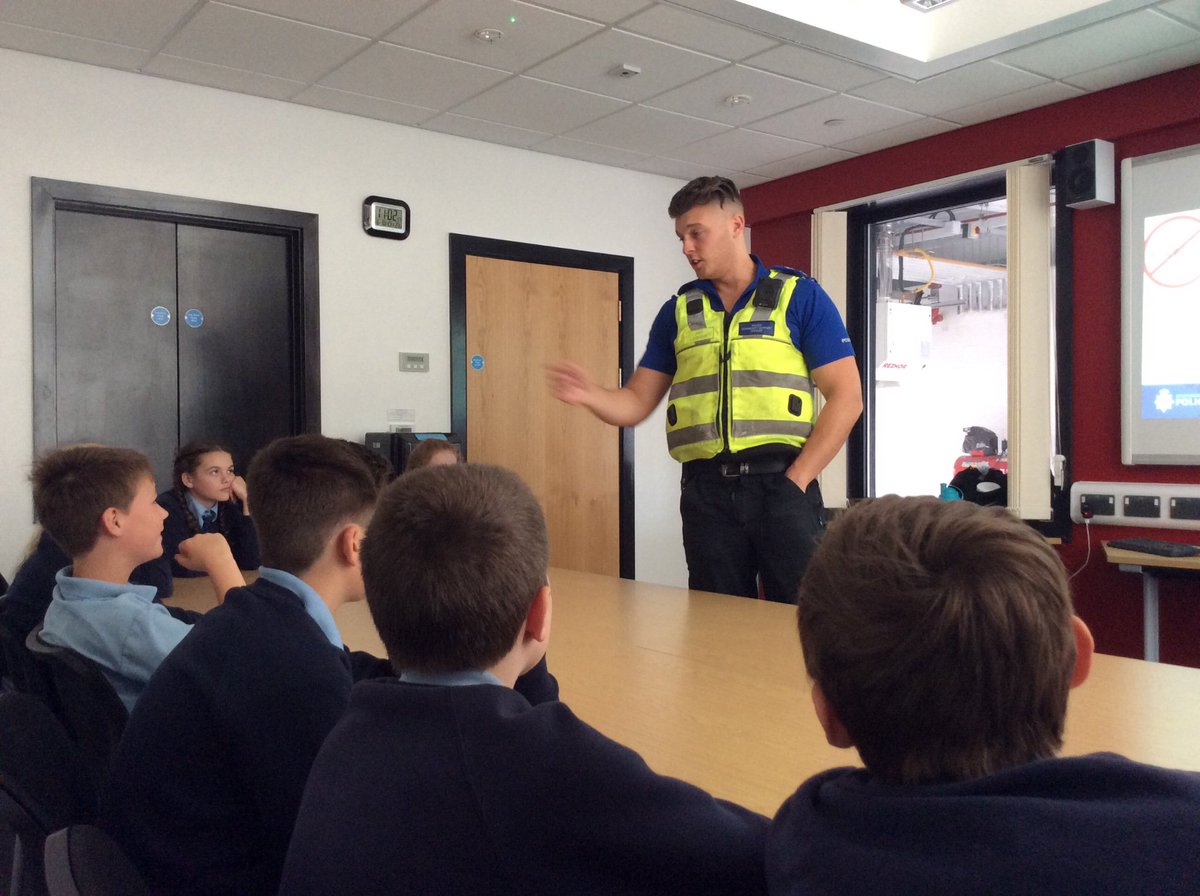 Year 6 enjoyed a great talk on cyber bullying by <a href="/StaffsPolice/">Staffordshire Police</a> Thank you! <a href="/BrewoodStMarys/">St Mary's Brewood</a>