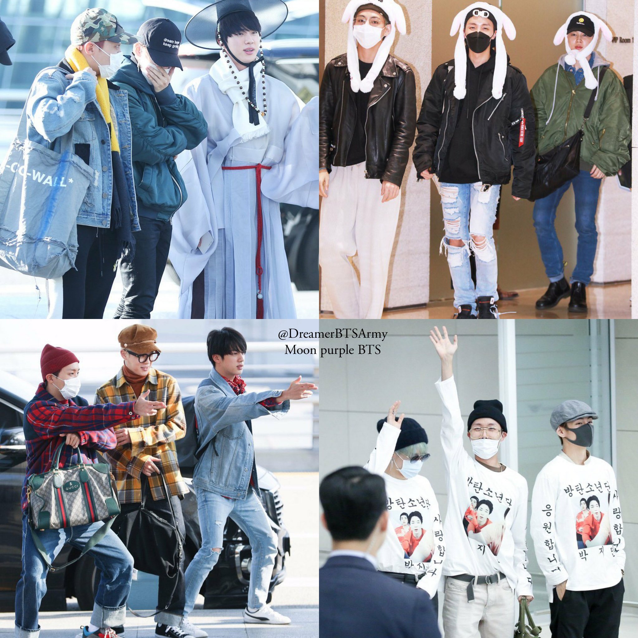 BTS's Airport Fashion Just Keeps Getting Better