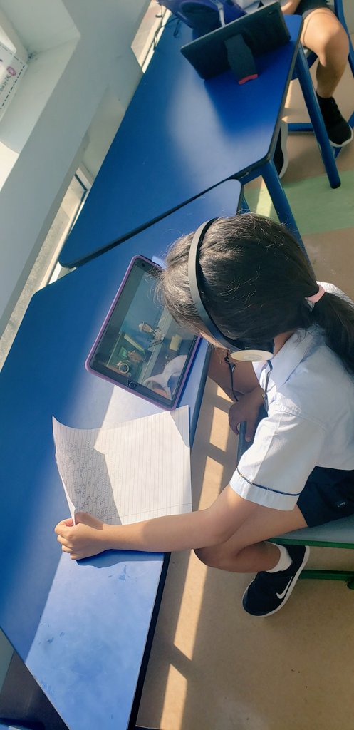 FaithEdTech's tweet image. The kids are loving @toontastic to showcase their narratives! Stories through tech!! #toontastic #edtech #storytime #studentagency #GEMSedu