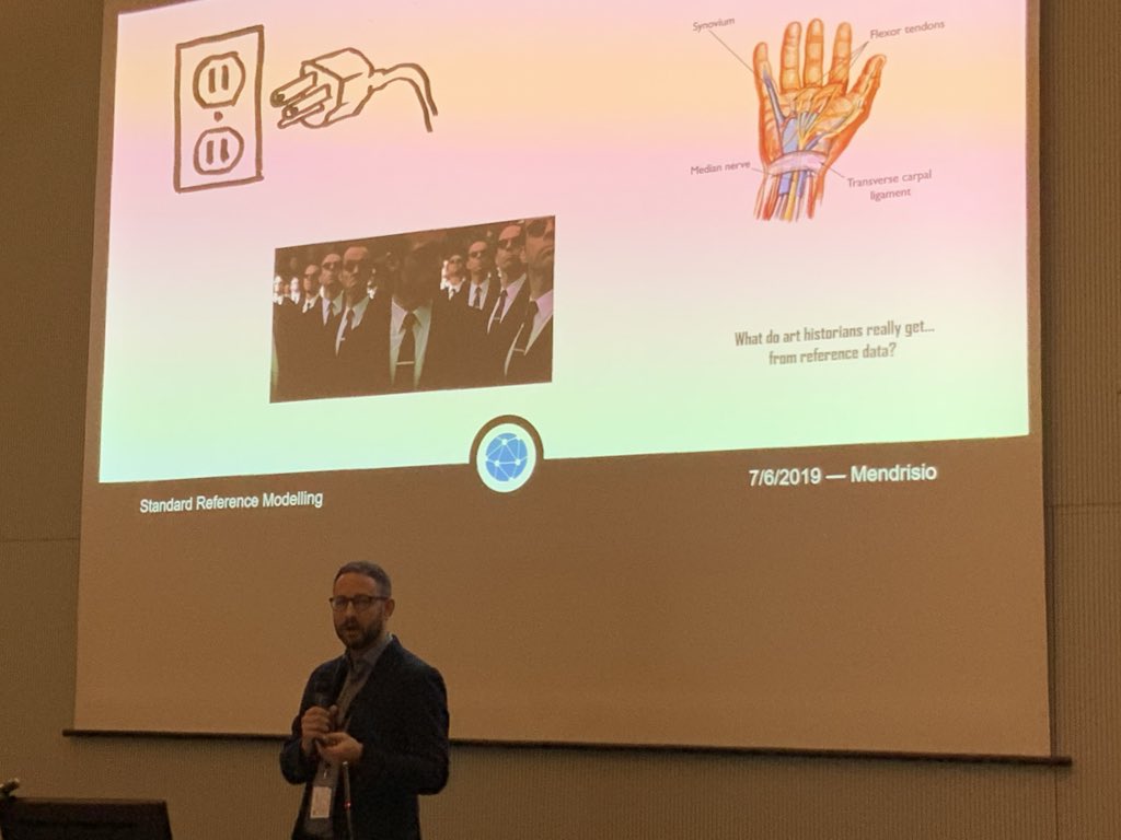 <a href="/GBruseker/">George Bruseker</a> on Reference Data Model for Art History using CIDOC-CRM during our #bitsandbites Digital Humanities Lunch at #vkks2019  <a href="/swissartresearX/">Swiss Art Research Infrastructure (SARI)</a> docs.swissartresearch.net/instruction/