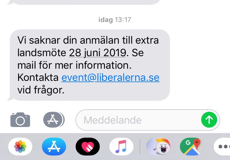 Funderar på att anmäla mig.