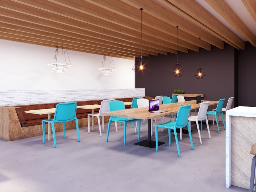 Seating in multipurpose and cafe areas often play host to working and learning beyond traditional classroom or office spaces. Hatton chairs offer a solution for dynamic, active environments – both inside and outside, for individual or collaborative working <a href="/kieurope/">KI Europe</a>