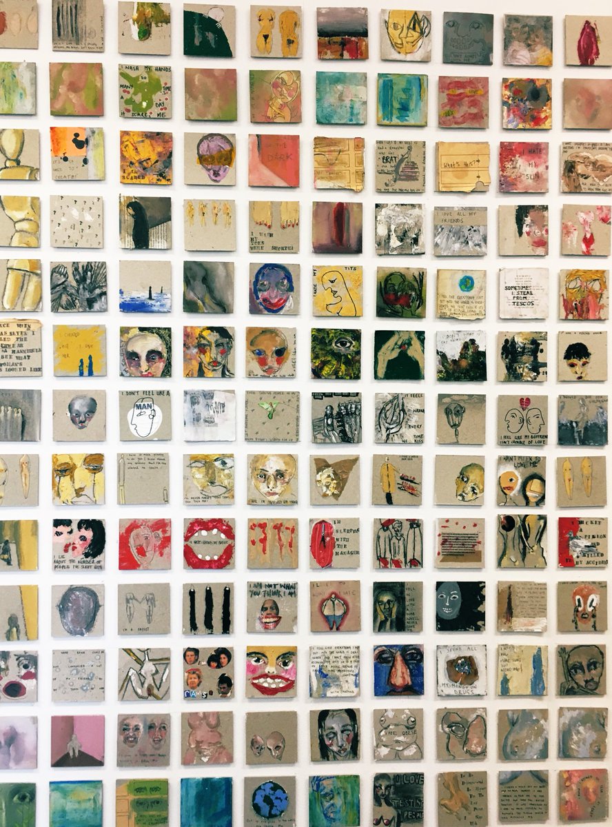 Rastrick6thform's tweet photo. Year 12 Art &amp; Design students getting inspiration for the countless opportunities that studying the Arts gives you. Fantastic to see the work of past @RastrickHigh students too! 👨🏻‍🎨👩‍🎨 #MCRDegreeShow19 @McrSchArt #artmatters #creativity https://t.co/S4WtS95JZm